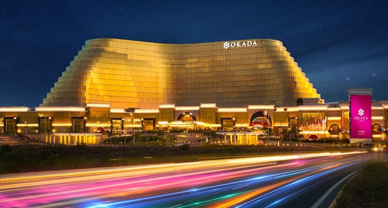 okada manila resort and casino night view