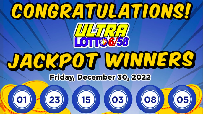 6/58 Ultra lotto winners dec 30, 2022