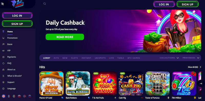 7bit Casino: Highly Trusted Bitcoin Casino Table Games With Live Chat Options