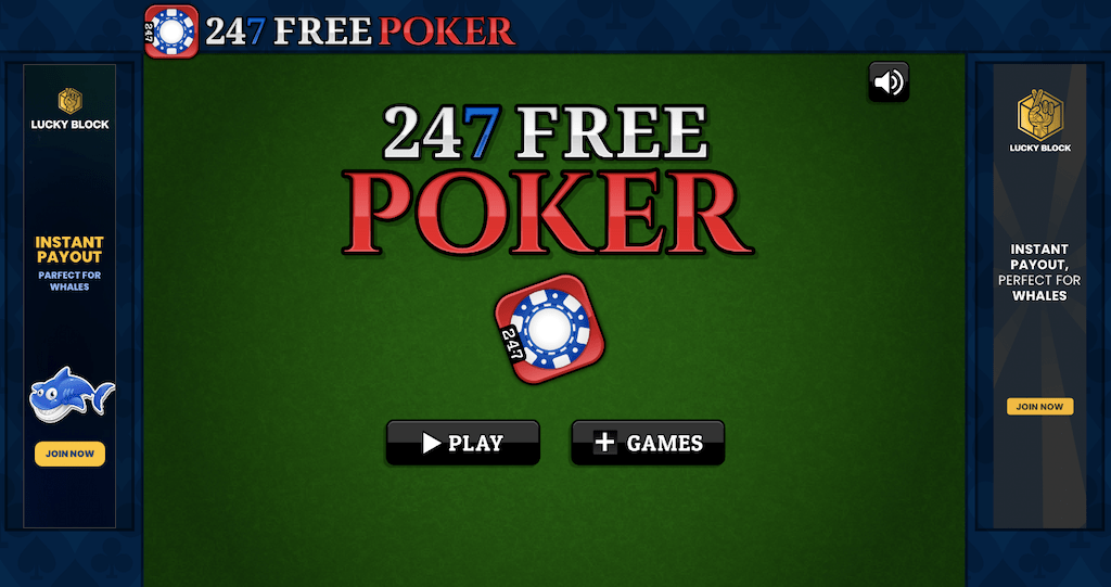 247Poker online poker game
