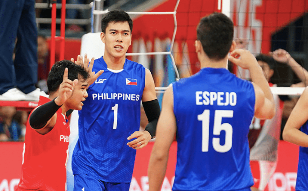 Bryan Bagunas and Marck Espejo for PH Mens Volleyball team 32nd SEA Games in Cambodia