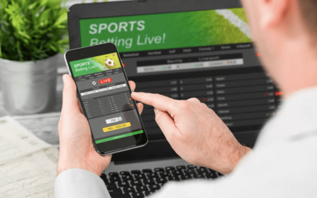 Online sports betting live using mobile phone